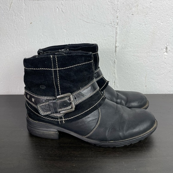 Josef Seibel leather/suede Leather ankle boot size 41 - Picture 2 of 9